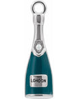 Natural Diamond Green Enamel Champagne Dangle