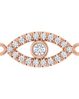 Natural Diamond Evil Eye Link