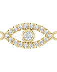 Natural Diamond Evil Eye Link