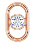 Natural Diamond Round Accented Link