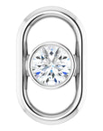Natural Diamond Round Accented Link