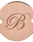 Engravable Round Link
