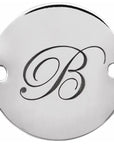 Engravable Round Link