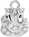 Natural Diamond Ganesha Dangle