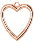 Heart Outline Dangle
