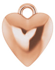 Puffy Heart Dangle