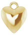 Puffy Heart Dangle