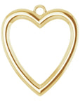 Heart Outline Dangle