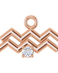 Natural Diamond Zodiac Dangle