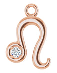 Natural Diamond Zodiac Dangle