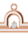 Natural Diamond Zodiac Dangle