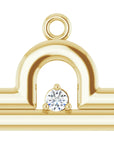 Natural Diamond Zodiac Dangle