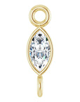 Natural Diamond Marquise Bezel-Set Link
