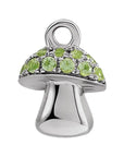 Natural Peridot Mushroom Dangle