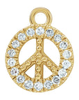 Natural Diamond Peace Dangle