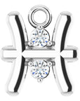 Natural Diamond Zodiac Dangle