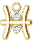 Natural Diamond Zodiac Dangle
