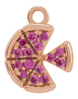 Natural Ruby Pizza Dangle
