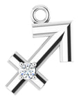 Natural Diamond Zodiac Dangle