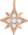 Natural Diamond Star Dangle