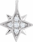 Natural Diamond Star Dangle