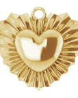 Starburst Heart Dangle