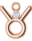 Natural Diamond Zodiac Dangle