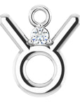 Natural Diamond Zodiac Dangle