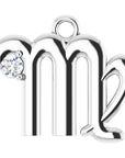 Natural Diamond Zodiac Dangle