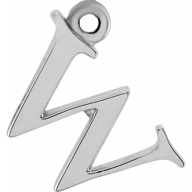 14K Lowercase Initial Dangle