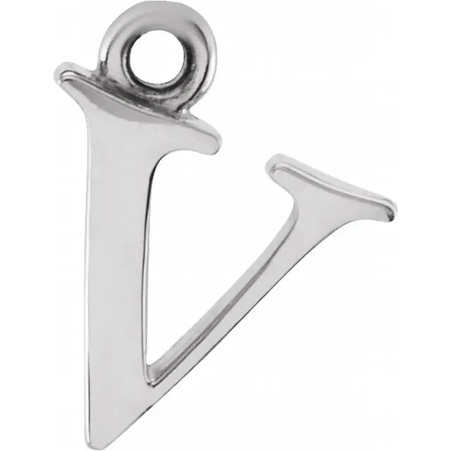14K Lowercase Initial Dangle