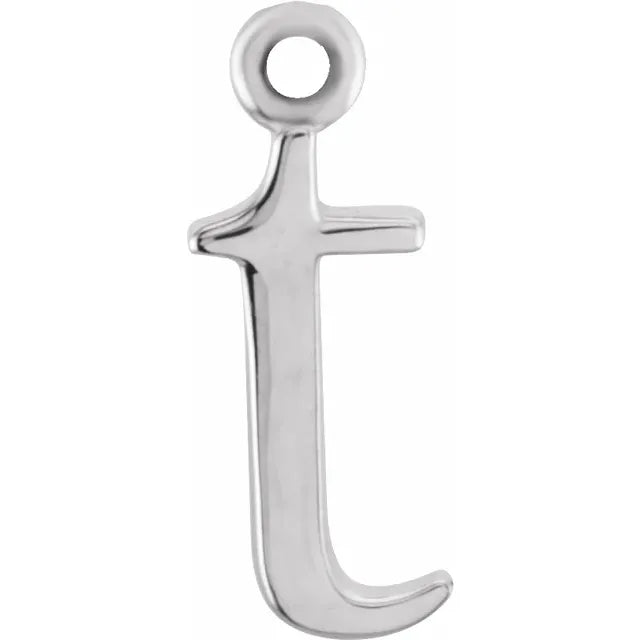 14K Lowercase Initial Dangle