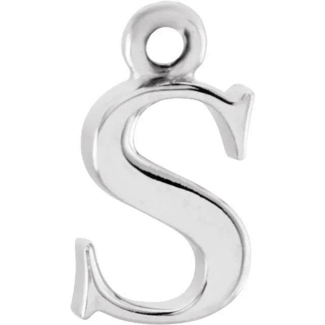 14K Lowercase Initial Dangle