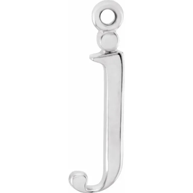 14K Lowercase Initial Dangle