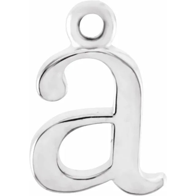 14K Lowercase Initial Dangle