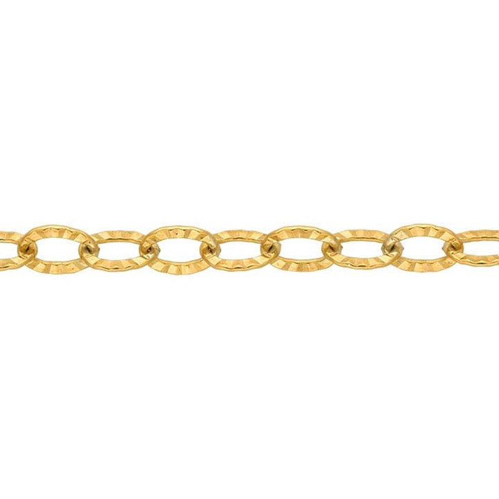 Yellow Gold-Filled 2.8mm Pattern Oval Cable Chain