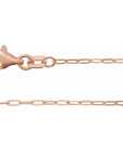 14K 1.25 mm Elongated Link Cable Chain