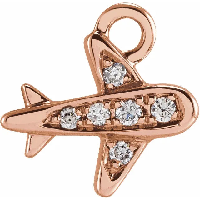 Natural Diamond Plane Dangle