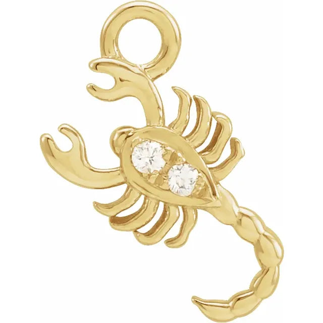 Natural Diamond Petite Zodiac Dangle
