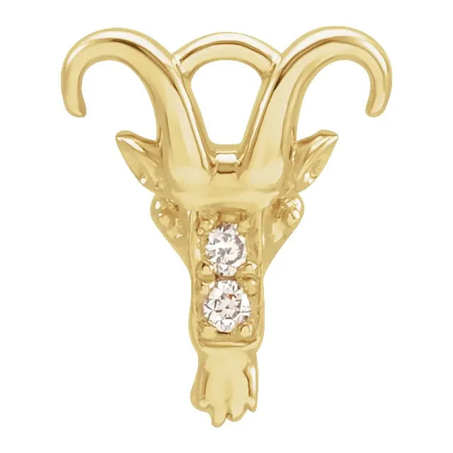 Natural Diamond Petite Zodiac Dangle