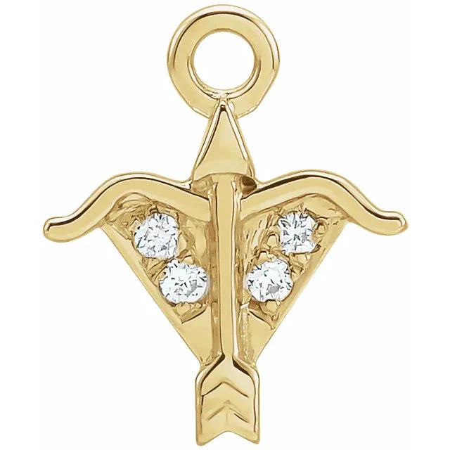 Natural Diamond Petite Zodiac Dangle