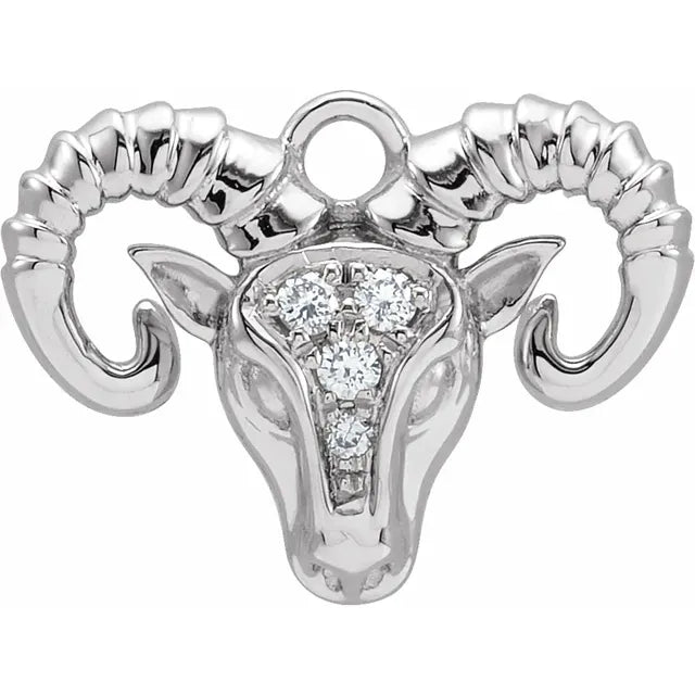 Natural Diamond Petite Zodiac Dangle