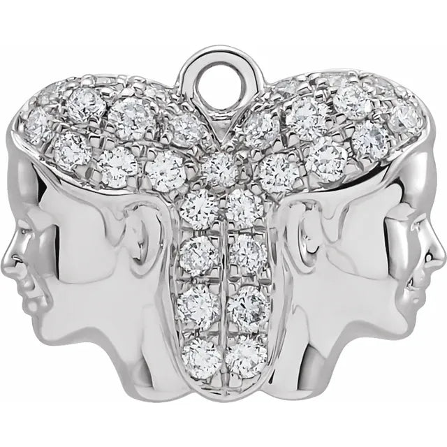 Natural Diamond Petite Zodiac Dangle