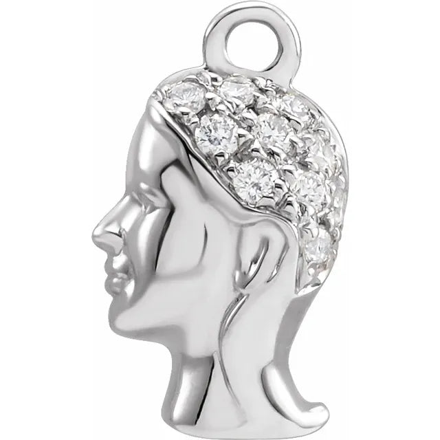 Natural Diamond Petite Zodiac Dangle