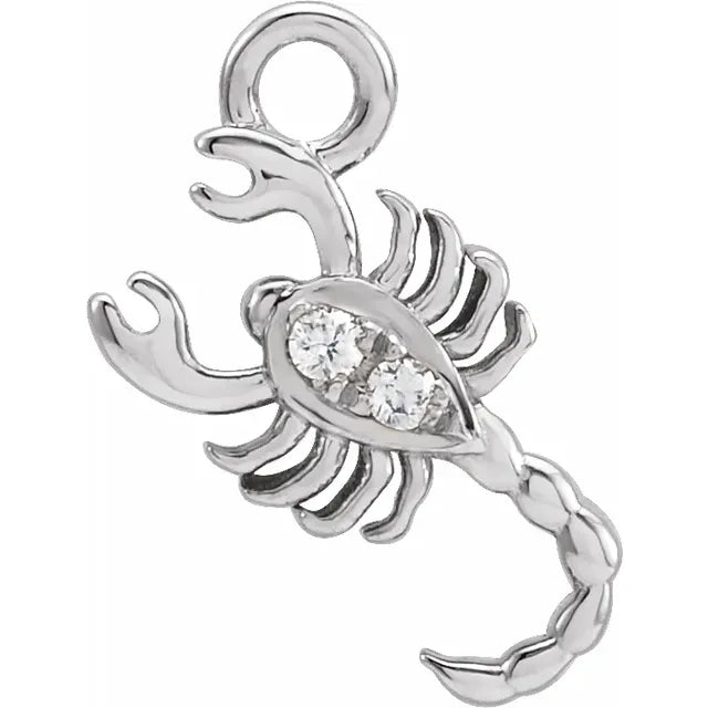 Natural Diamond Petite Zodiac Dangle