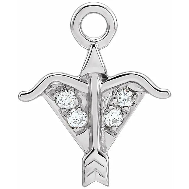 Natural Diamond Petite Zodiac Dangle