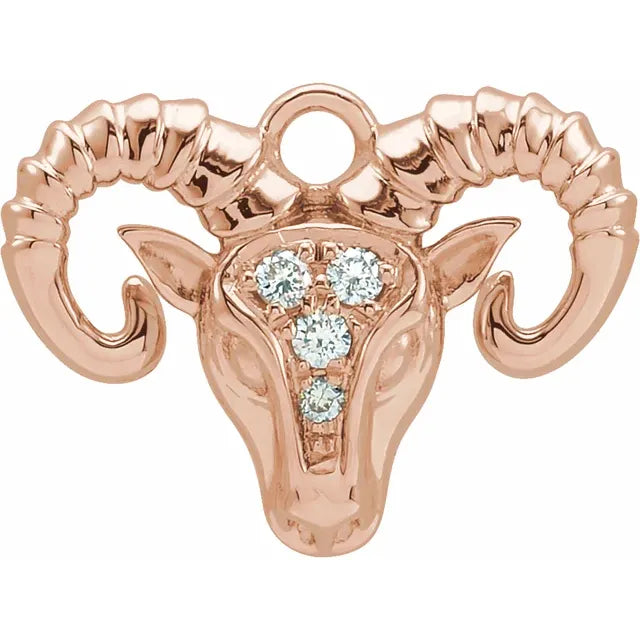 Natural Diamond Petite Zodiac Dangle