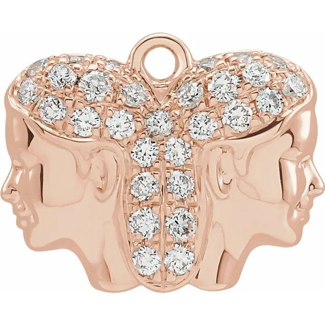 Natural Diamond Petite Zodiac Dangle