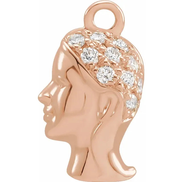 Natural Diamond Petite Zodiac Dangle
