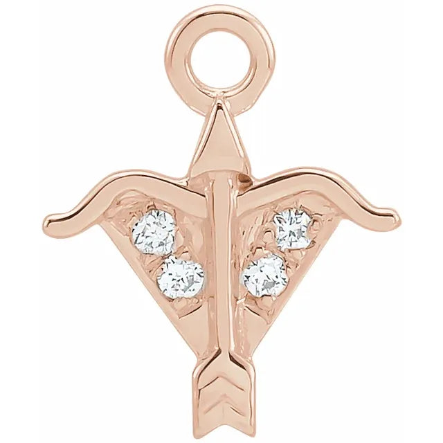 Natural Diamond Petite Zodiac Dangle